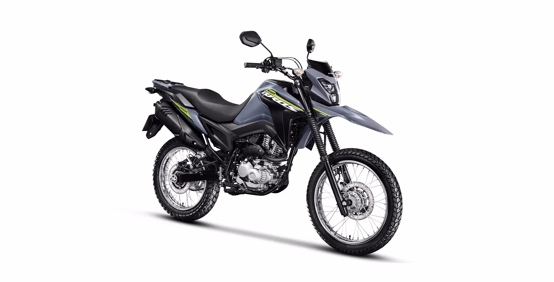 NXR 160 Bros dianteira direita cinza - 7 de 17